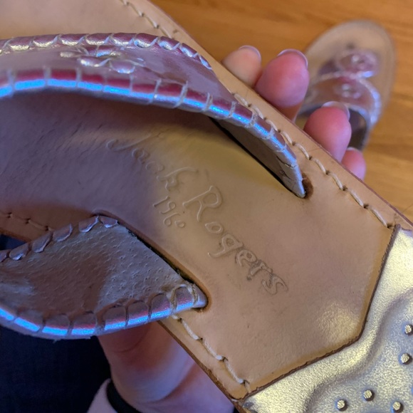 Jack Rogers - silver size 7 women’s sandal - Picture 6 of 7
